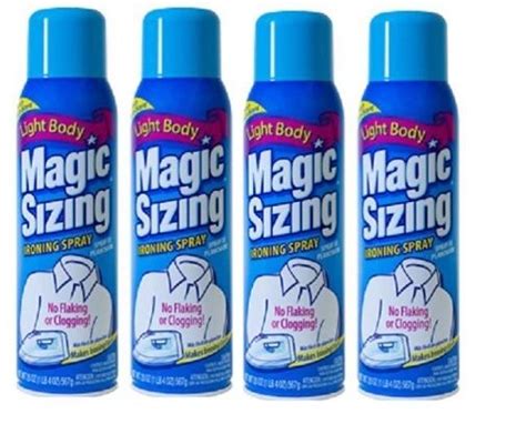 Get the ultimate smooth finish with Magic sizing spray starch